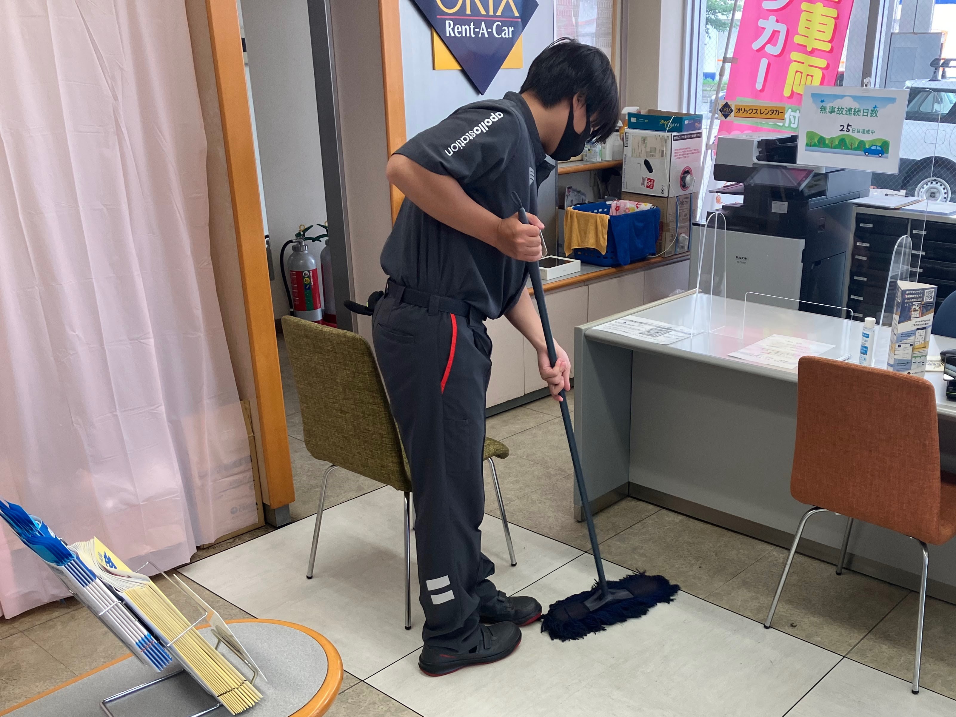 店舗内をキレイに